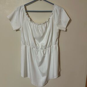 Woman’s Renaissance off the shoulder medieval pirate steampunk top size 4XL